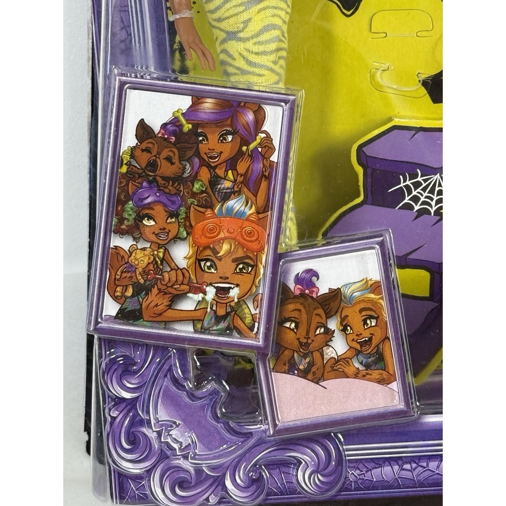 2016 Monster High Monster Family Clawdeen Wolf Clawdeen‎ & Box Only No Family - Picture 2 of 10
